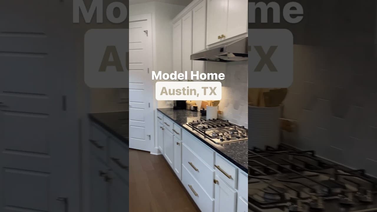 Step inside an Austin model home: where modern design meets family-friendly living. #shorts