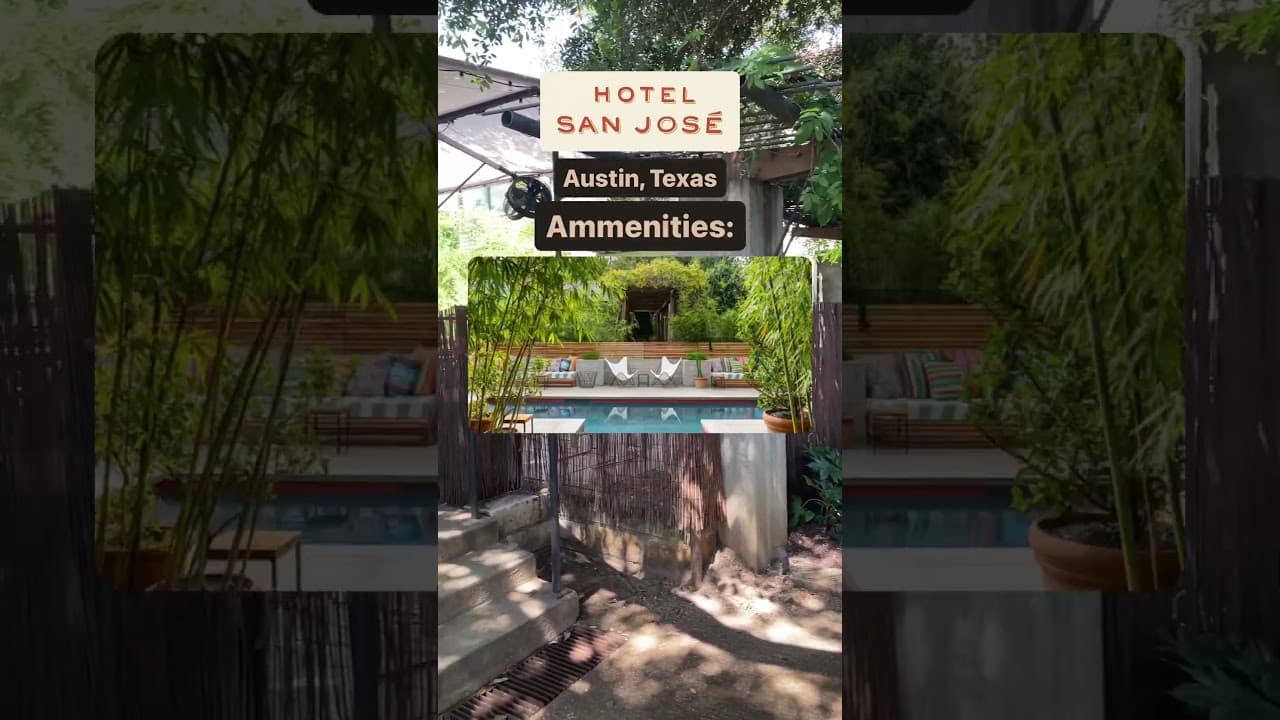 Living in Austin, Texas: Experience History, Culture & Music at the Hotel San Jose in SoCo! #shorts