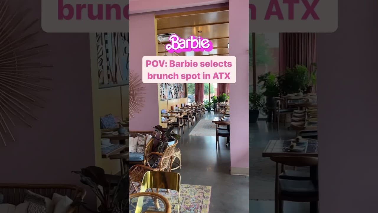 POV: Barbie goes to brunch in Austin, TX. #shorts